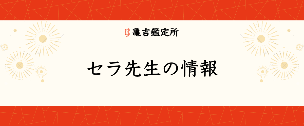 セラ先生の情報