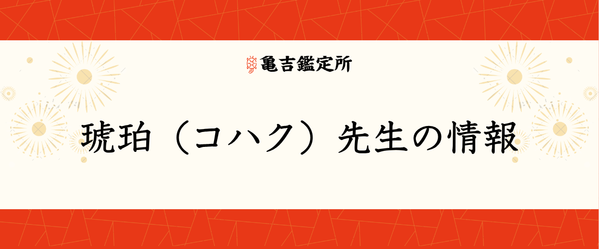 琥珀（コハク）先生の情報